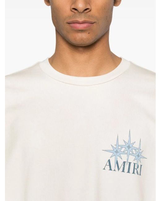 Amiri White Starburst T-Shirt for men