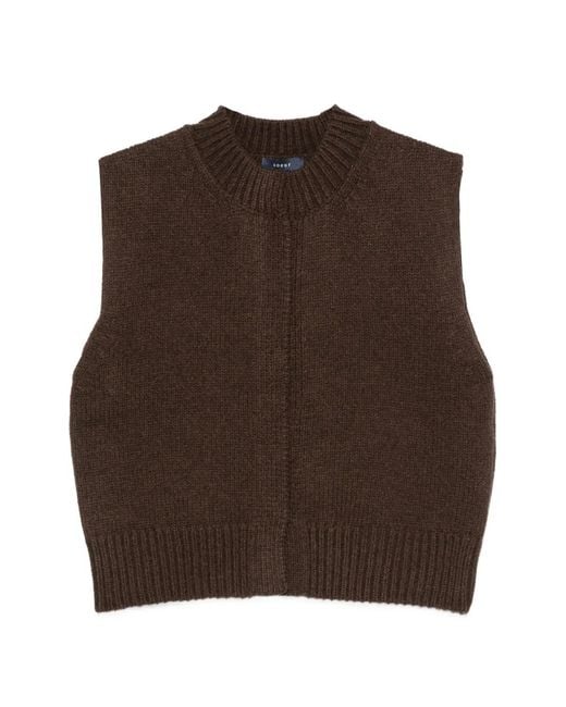 Soeur Brown Gerippter Pullunder
