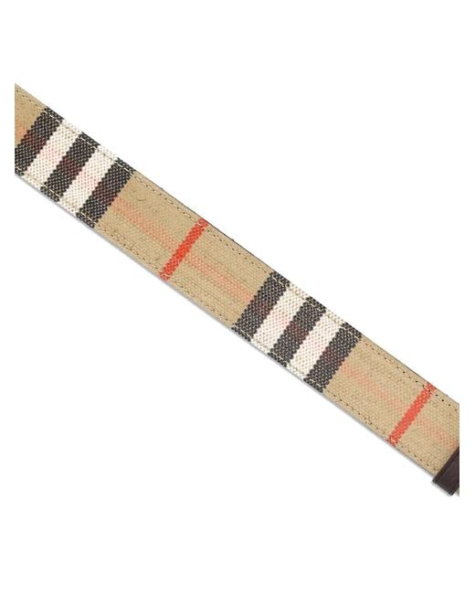 Ceinture Bloomsbury À Design Réversible Burberry en coloris White