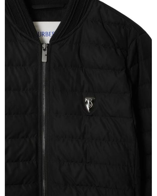 Giacca Imbottita di Burberry in Black da Uomo