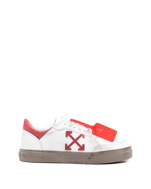 Off-White c/o Virgil Abloh Pink Vulcanized Low Vintage Sneakers for men