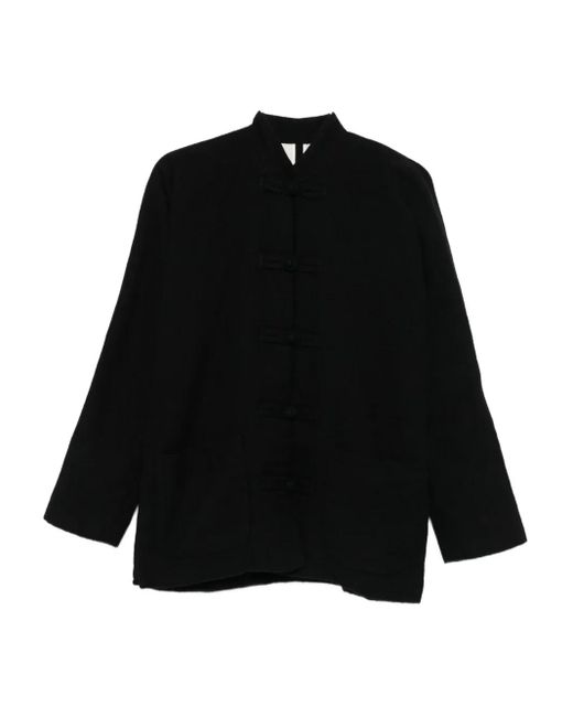 Uma Wang Black Jacke mit aufgesetzter Tasche