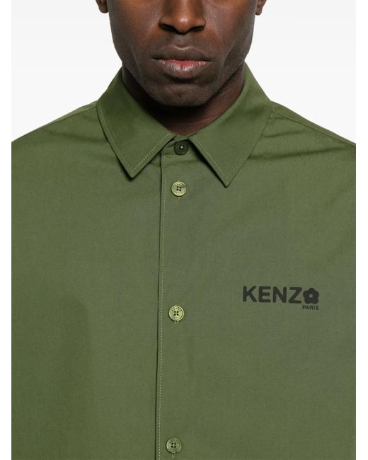 KENZO Boke Flower 2.0 Overhemd in het Green voor heren