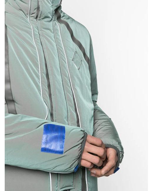 A_COLD_WALL* Blue Iridescent Padded Coat for men