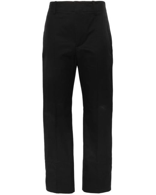 Pantalon Gabardine à coupe droite Bottega Veneta en coloris Black
