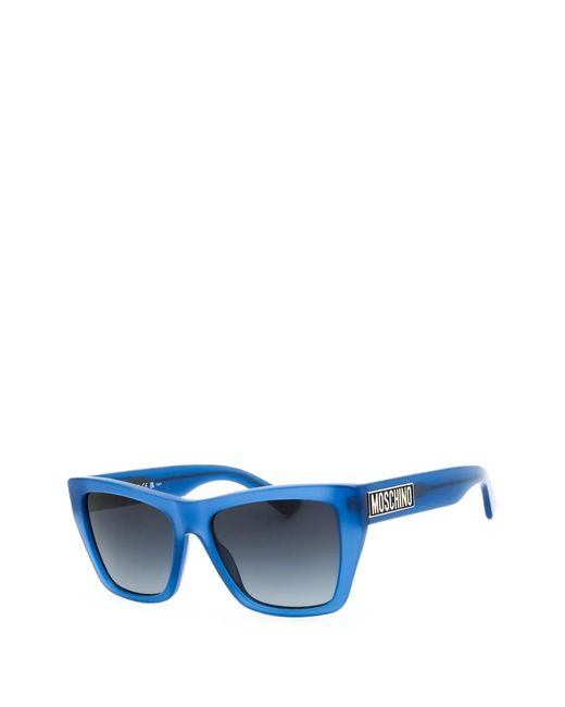 Moschino Blue Square-Frame Sunglasses