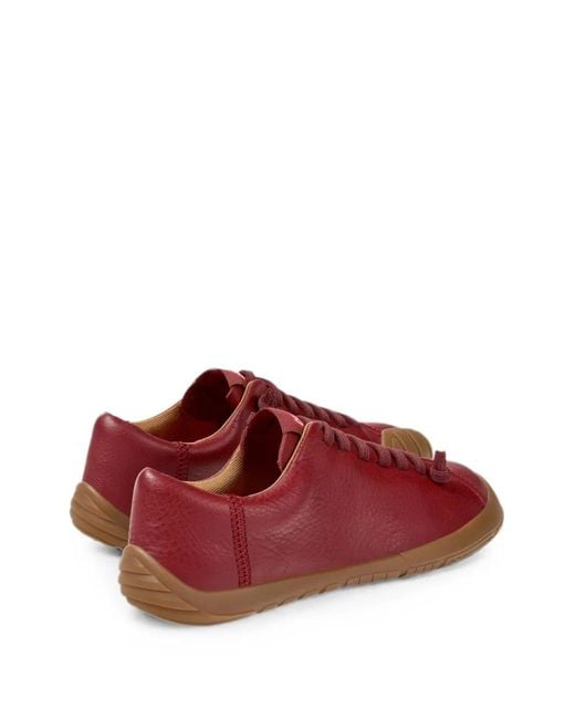 Camper Red Peu Path+ Leather Sneakers