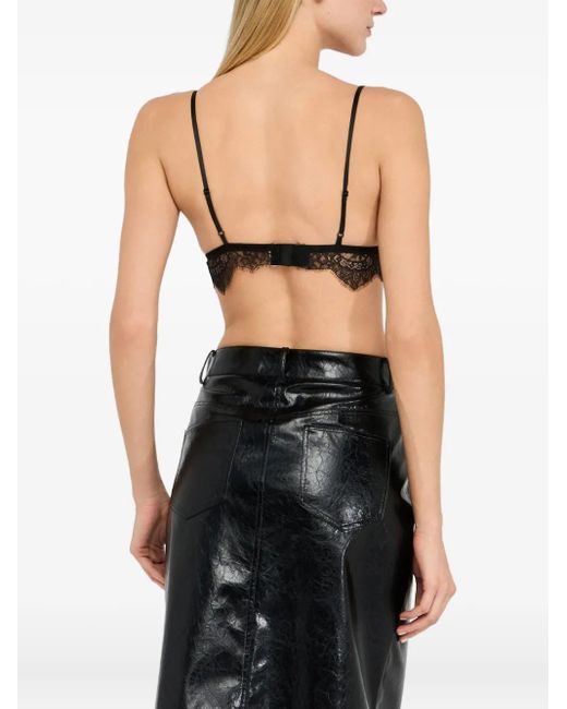 Liu Jo Lace-detailing Top Black