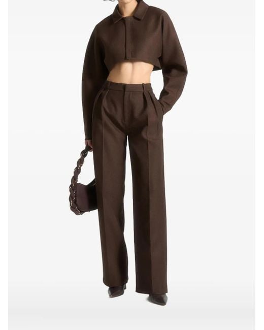 Manière De Voir Elya Cropped Jack in het Brown