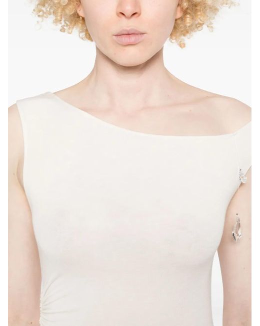 MANURI White Coco Mini Dress