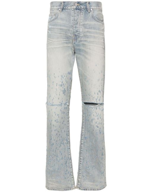 Amiri Shotgun Straight-Leg-Jeans in Gray für Herren