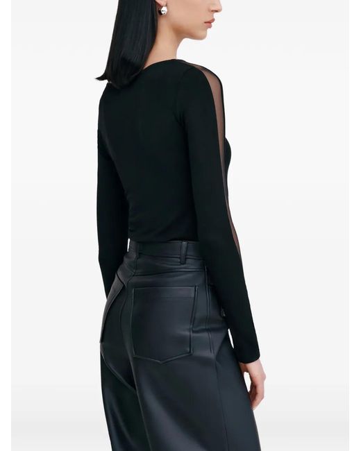 MARCELLA Black Illa Long-Sleeve Top