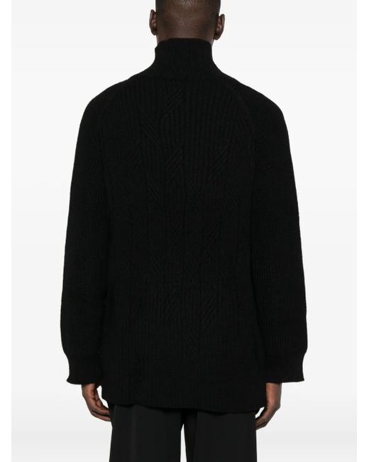 Pull En Maille Torsadée Yohji Yamamoto pour homme en coloris Black