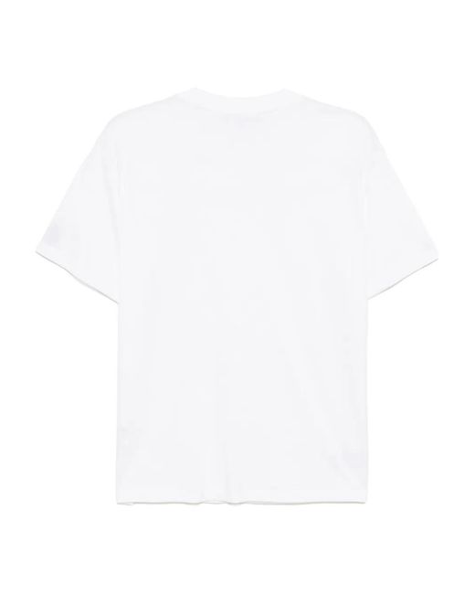 Chocoolate White Logo-Patch T-Shirt for men