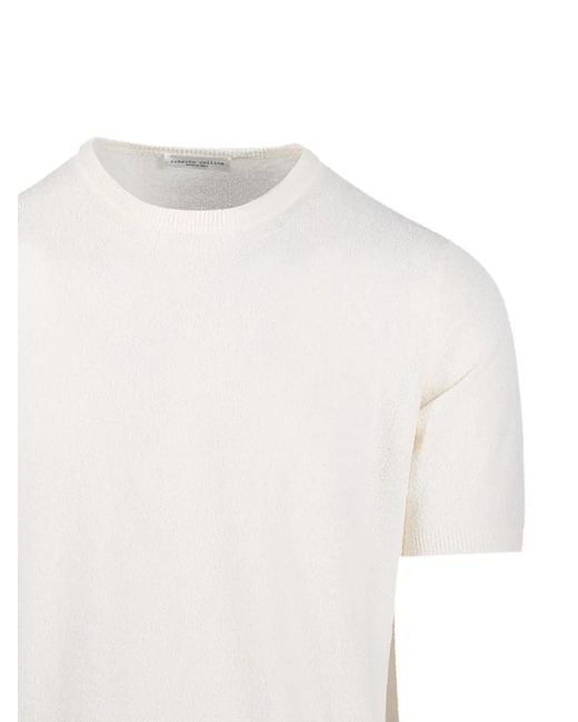 Roberto Collina White T-Shirt À Col Rond for men