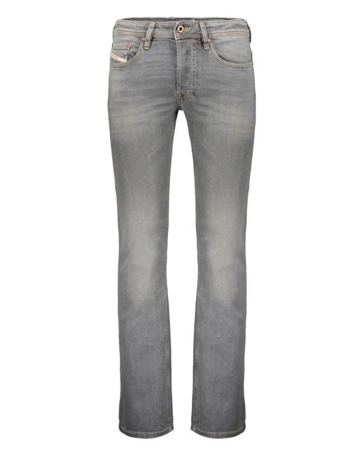 DIESEL Gray Belt Loops Jeans for men
