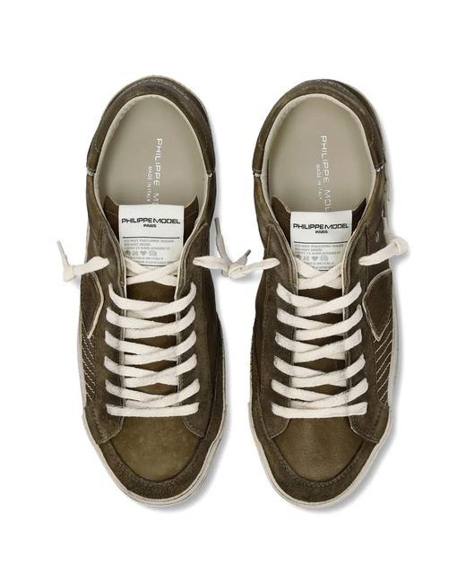 Philippe Model Brown Sneakers for men