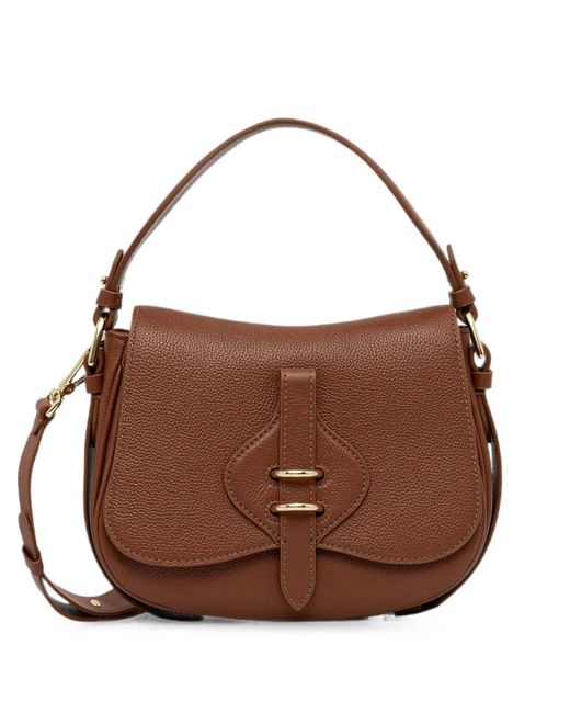 Coccinelle Brown Small Mavery Shoulder Bag