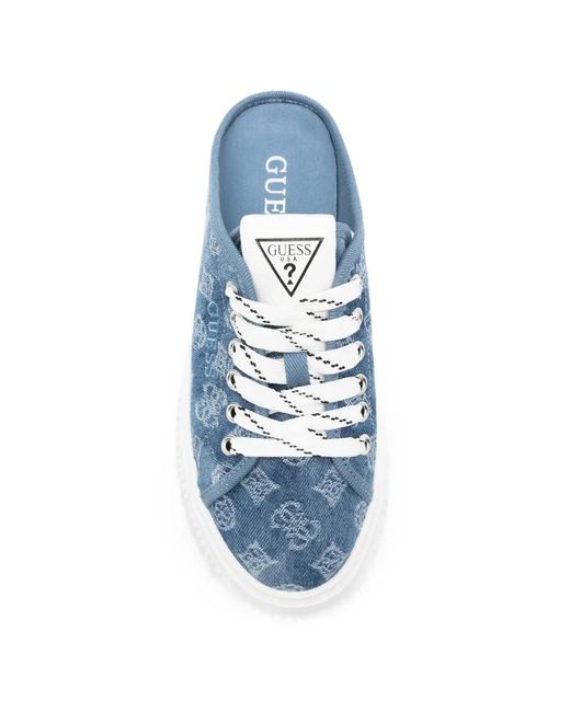 Guess Blue Logo Sneakers