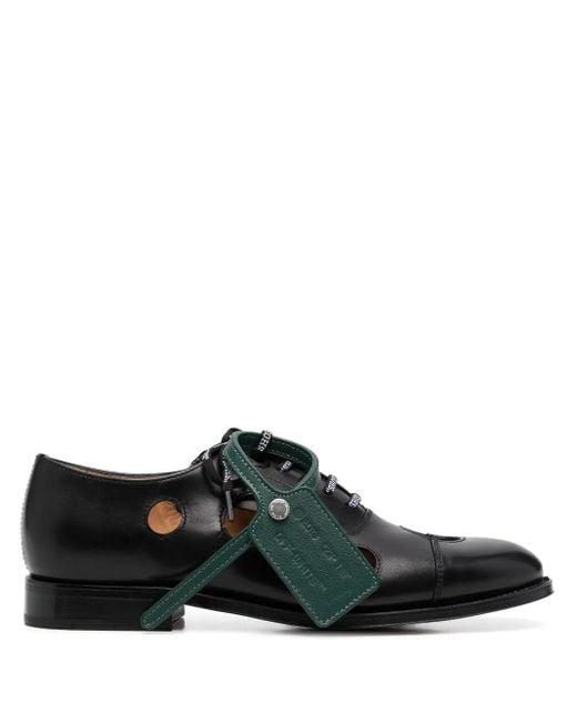 Zapatos oxford con detalle de aberturas Meteor Off-White c/o Virgil Abloh de color Black