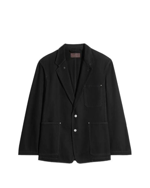 Lemaire Black Single Breasted Tailored Jacket