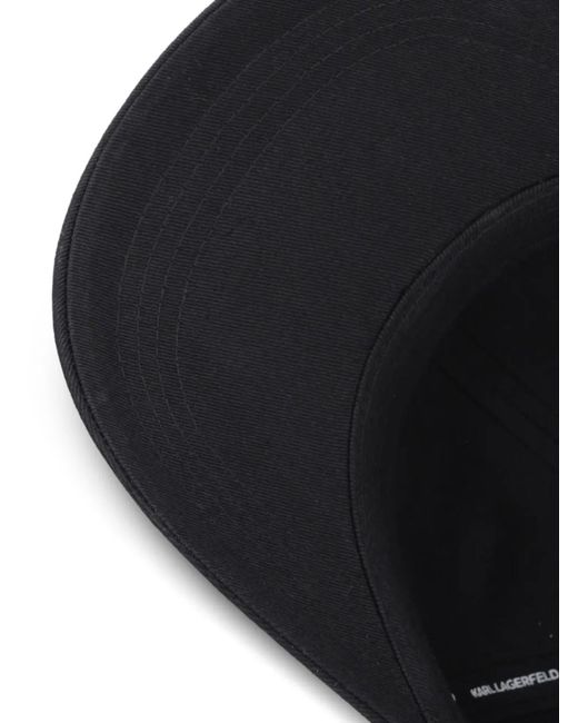 Karl Lagerfeld Black K/Ikon Baseball Cap