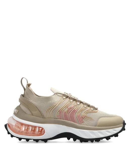 DSquared² Natural Bubble Lace-Up Sneakers