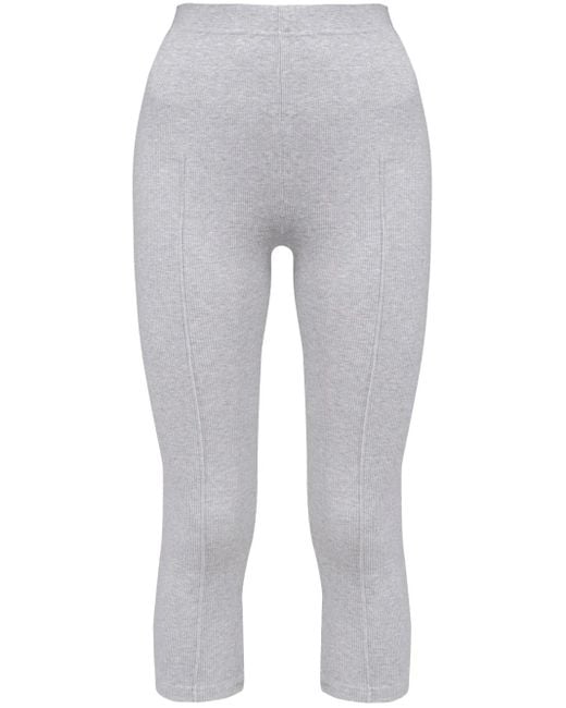Sleeper Gray Cropped Leggings