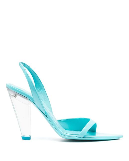 3Juin Blue Bridget Slingback Sandals