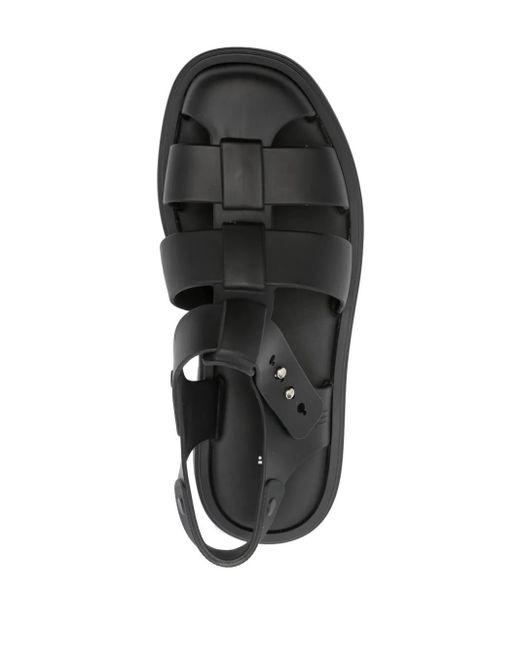 Melissa Black Emma Multiple-Straps Sandals