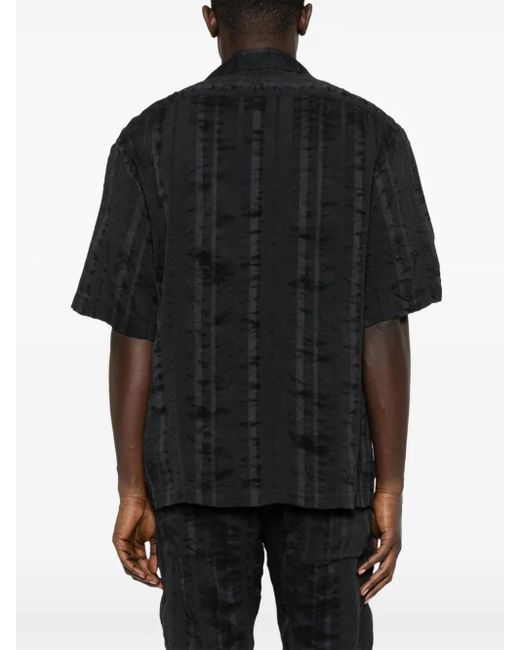 Barena Black Striped Shirt for men