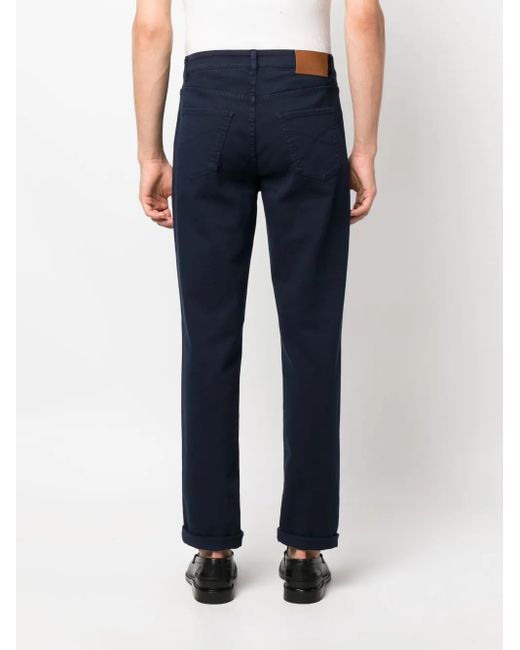 Brunello Cucinelli Blue Five-Pocket Jeans for men