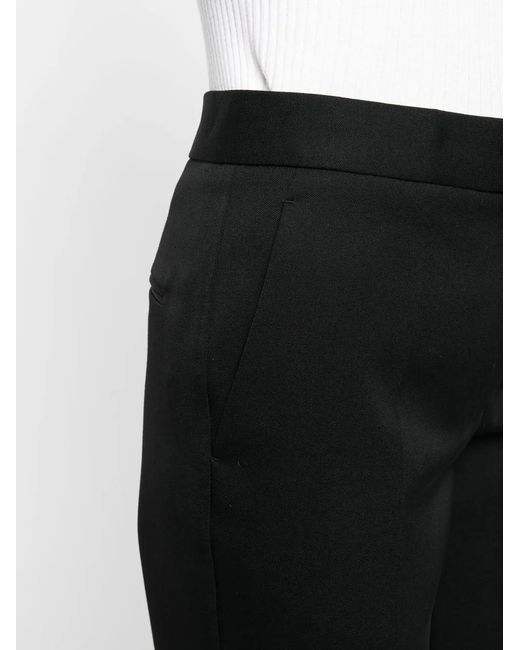 Jil Sander Black Tailored Slim Leg Wool Trousers