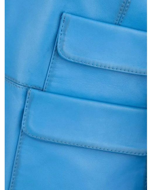 Iceberg Blue Multiple-Pocket Jacket