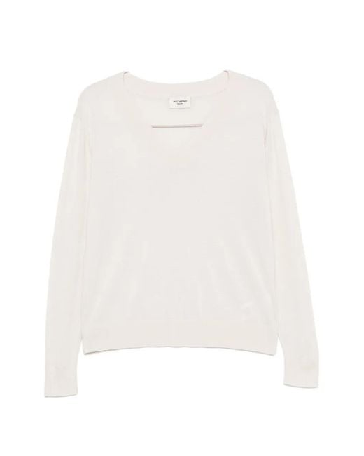 Weekend by Maxmara White Talamo V-Neck Sweater