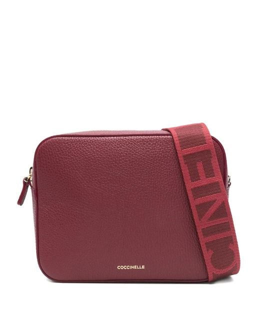 Coccinelle Red Tebe Cross Body Bag