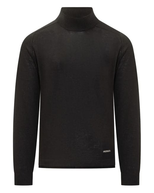 Premiata Black Roll-Neck Pullover for men
