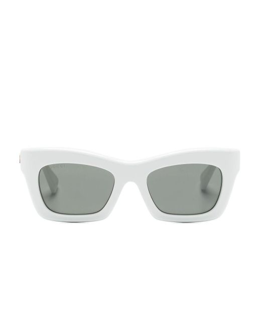 Gucci Gray Cat-eye Sunglasses