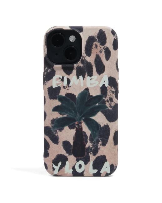 Bimba Y Lola Multicolor Iphone 15 Animal-Print Case