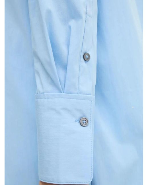 Marc O' Polo Blue Button-Down Shirt Mini Dress