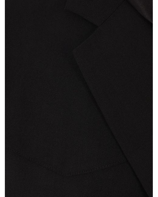 Jil Sander Black Single-Breasted Blazer for men