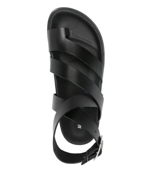 Alohas Black Tide Toe Strap Sandals