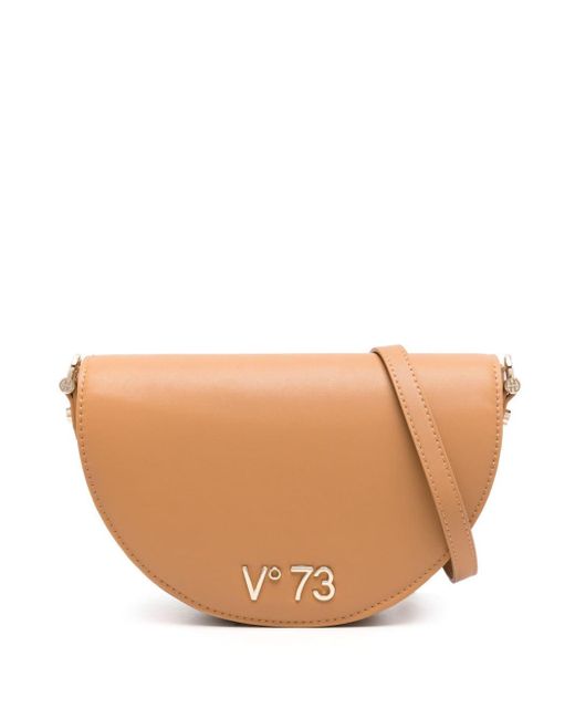 V73 Brown Bamboo Bag Crossbody Bag