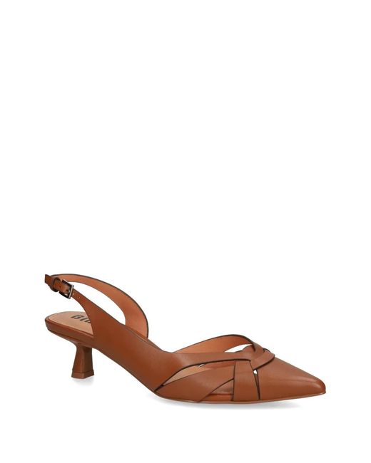 Bibi Lou Brown Nolia Slingback Pumps