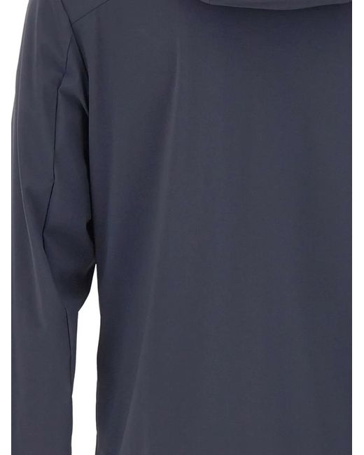 Colmar Blue Hooded Zipped Jacket for men