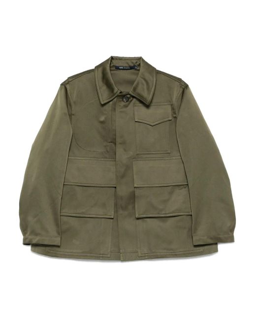 Sofie D'Hoore Green Multi-Pocket Buttoned Jacket
