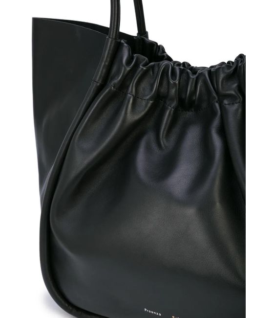 Proenza Schouler Black Xl Ruched Tote