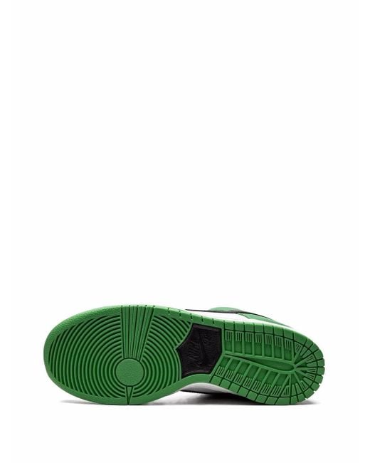 Nike Green Dunk Low Pro Sb "Classic" Sneakers