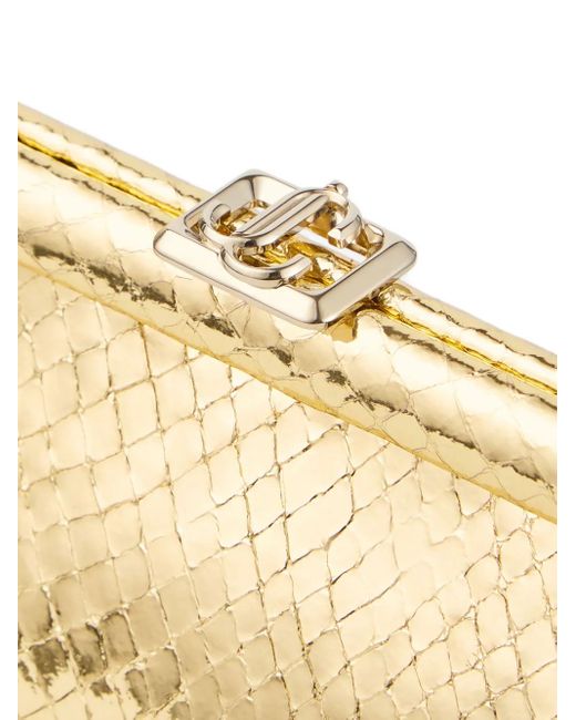 Jimmy Choo Natural Skylar Clutch Bag