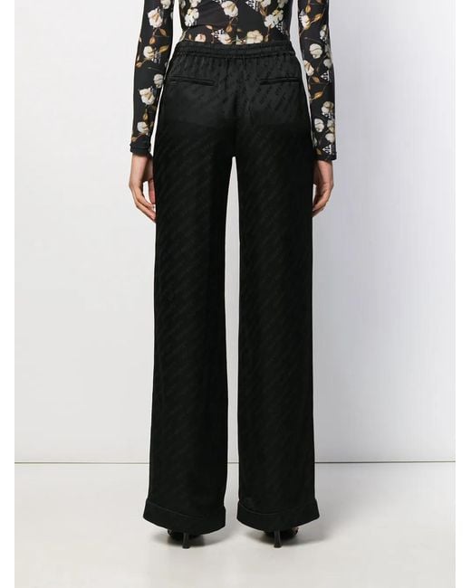 Off-White c/o Virgil Abloh Black Logo Jacquard Trousers
